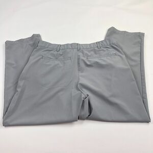 Izod Golf 36x30 (Actual 35W 28L) Mens Athletic Active Golf Pants Gray EUC